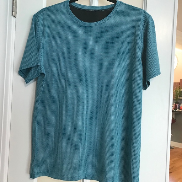 lululemon athletica Other - Lululemon swiftly blue short sleeve t-shirt XL NWT. Blue mesh with black lining.